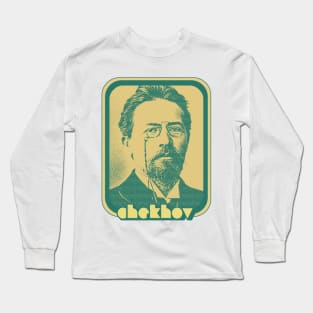 Chekhov // Retro Aesthetic Fan Art Design Long Sleeve T-Shirt